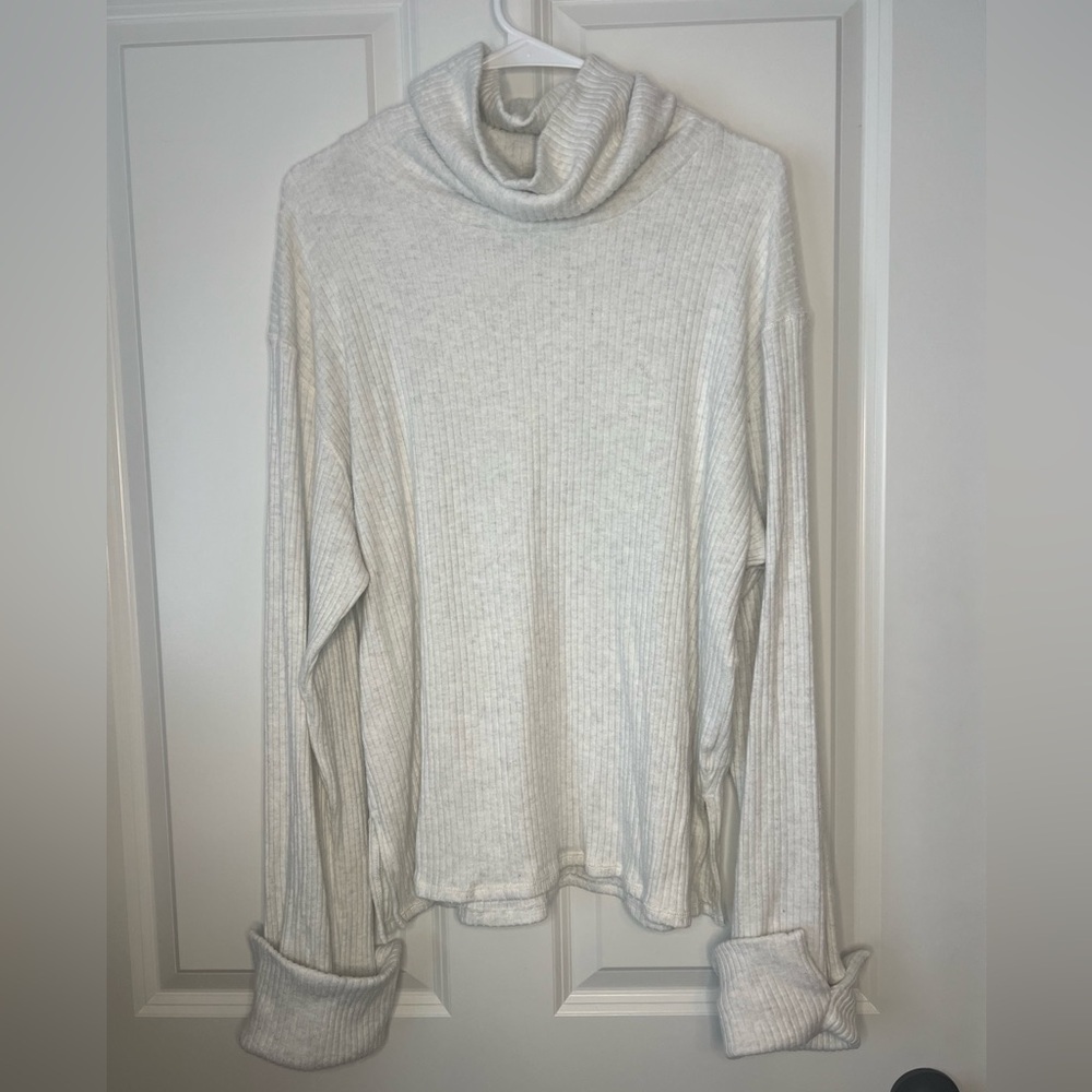 Treasure & Bond Cream Cowl Neck Sweater - Picture 2 of 8